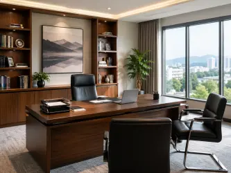 Refined executive office representing a selective recruitment approach and why certain searches may not be accepted.